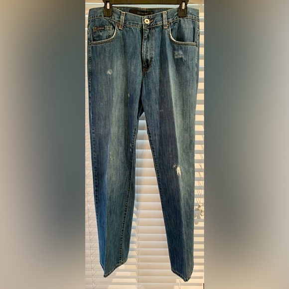 Calvin Klein Distressed Jeans Size 34x32 - Picture 1 of 5